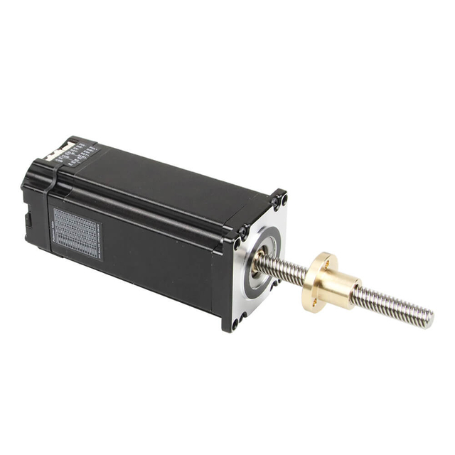 Nema 23 BFISS57-C04A G08 G10 G12 G16 แบบบูรณาการ Linear Stepper Servo มอเตอร์ภายนอกบอลสกรู 57x57xmm CANopen ควบคุม 3A 2.2Nm พร้อม Integrated Driver 