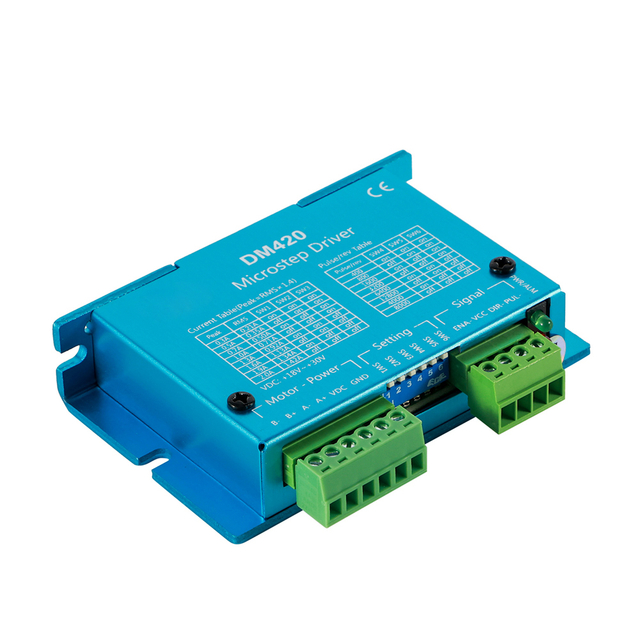 Driver digital pas cu pas DM420 0.3A - 2.0A DC18V - 30V pentru motor pas cu pas Nema 8 11 14 16 17
